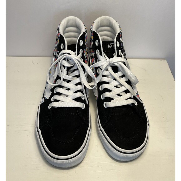 VANS Shoes Women’s 6.5 Filmore Butterfly Checkerboard Hi Top 99%+ Tread In Box - Picture 8 of 16